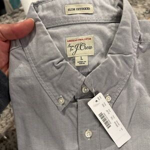 NWT J Crew button down. Size Large